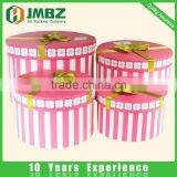 Lowest Cost Customizable Rigid Round Gift Box Gift Card Box