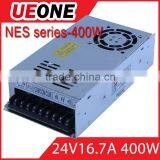 Hot Sale 400w 24v 16.7a Switching Power Supply CE Factory Price NES-400-24