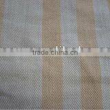 100% natural or pure stripe hemp fabric