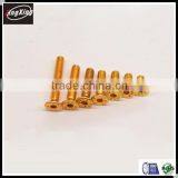 Gold Color M2 M3 Titanium Allen Bolt thumbnail-2