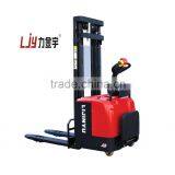 Battery Operated 2 Tons Electric Stackers With Double Cyclinder thumbnail-1