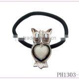 Elastic Hair Band With Small Bird,elastic Hair Bands for Girls,hair Scrunchy thumbnail-1