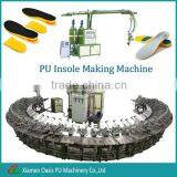 Two Color Pu Shoe Sole And Insoles Injecting Machine
