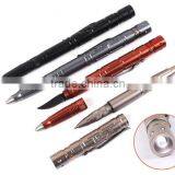 Tungsten steel tactical pen led for Writing and self-defense