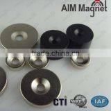 Rare Earth Neodymium Disc N52 Magnets D25*2mm With Countersunk Hole thumbnail-1