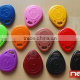 Access Control Round Metal Chain 125Khz TK4100 Leather Keyfob thumbnail-5