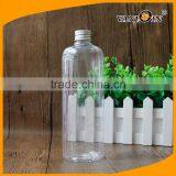 Large 16 Ounce Amber PET Plastic Boston Round Bottles thumbnail-1