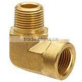 NPT Femal x NPT Male 90 Degree Street Elbow Brass Pipe Fitting thumbnail-1