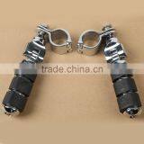 New Chrome Front Footrest Foot Pegs 30mm thumbnail-5