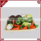 Top Quality Rattan Widely Use Bread Fruit Vegetable Food Basket Fruit Rack
