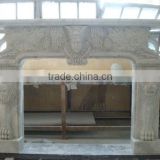 Stone fireplace design from professional factory