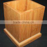 Handmade Office Used Personalized Solid Wooden Pen Holder Wholesale thumbnail-3
