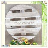 Antique Color Roller Universal Wheel Round Plate Tray thumbnail-2