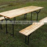 beer folded table beer long bench