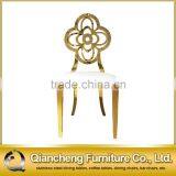 Rose Gold Wedding Chair Elegant Curves High Class Wedding Furniture thumbnail-4