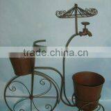 Iron Bicycle Plant Holder thumbnail-1
