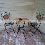 Outdoor Metal Table and Chairs thumbnail-1