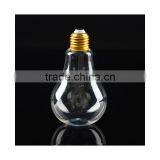 Empty Transparent Plastic Light Bulb PET Plastic Light Bulb Shape Bottle thumbnail-5