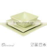 Square Cheap High Qulity Stoneware Ceramic Dinner Set thumbnail-3