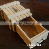 Wooden Packing Box, Wooden Wine Box, Wooden Crafts Box,,wooden Crate, thumbnail-1