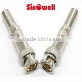 Cctv System Bnc Male Straight Solder Connector thumbnail-2