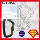 25KN Rock Climbing Mountaineer Aluminum Carabiner With Screw Lock thumbnail-4