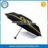 21''promotional Hot Selling Automatic Logo Printed 3-folding Umbrella for Rain