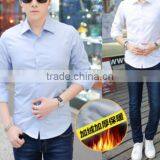 Wholesale OEM Spring Men Long Sleeves Shirts Breathable Polyester Casual Quick Dry Man thumbnail-3