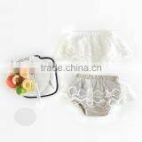 2017 Hot Sale Summer Baby Girls Sweet Lace Frill Bloomers thumbnail-2