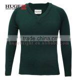 Soft Warm 100% Silk Kintted V Shape Cashmere Sweater Luxury thumbnail-1