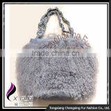 CX-H-04B Hot Sale Genuine Mongolian Lamb Fur Hand Bags thumbnail-4