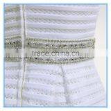 Chaozhou Strapless A-line Trailing Wedding Dress With Beaded thumbnail-6