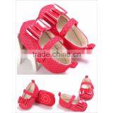 China Wholesale Shoes Newest Mini Bow Prewalker Angel Baby Shoes thumbnail-3