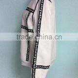 Custom Wholesale Long Sleeve Unisex Sweatshirt,woven Line With Printed Pullover Hoodies thumbnail-3