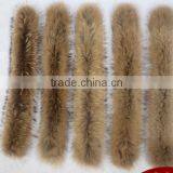 BBG-H-4 OEM/Custom Made Fur Hood/ Collar Raccoon Real Fur Trim thumbnail-5
