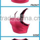Wholesale Fitness Pink Sports Bra Sexy Women Sports Bra thumbnail-4