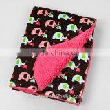 Wholesale Cheap Coral Fleece Baby Blanket , Design Baby Swaddle Blanket Custom Print Blanket thumbnail-6