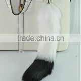 Multi color fake fur fox fur tail decorative fox ring fur tails wholesale