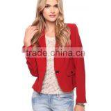 Women's Button Trim Blazer thumbnail-1