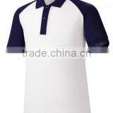 Embroidery Logo Two-tone / Two Color Custom Golf Polo Shirt thumbnail-1