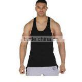 Wholesale White Blank Tank Top Mens Gym Wear Can Print Own Logo thumbnail-3