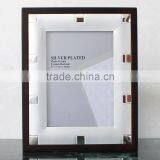 High Quanlity Assorted Design Silver Plated Metal Photo Frame Trophy for Wooden Base