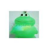 Customized Design Cool Frog Shaped PVC Material LED Flashing Keychain for Holidays Gifts