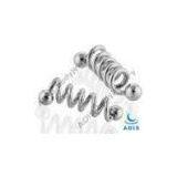 Spiral Silver Luster 316l Fashion Piercing Industrial Barbell Jewelry, Earring For Wedding thumbnail-1