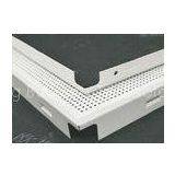 sound proofing decorative Acoustic Ceiling Tiles Perforated Fireproof With roll coating