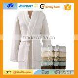 Luxury Shawl Collar 100% Cotton Hotel Terry Bathrobe thumbnail-1