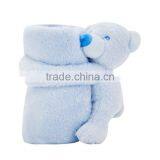 Cartoon Animal Air Conditioner Fleece Flannel Baby Milestone Blanket thumbnail-1