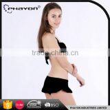 < OEM> Beach Bikini Photos Mini Bikini Black Newest Halter Bikini thumbnail-1