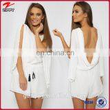 Express Clothes Women New Deign Playsuit in White
