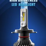 High quality easy install 60w 6000k H4 LED headlight EMC solved